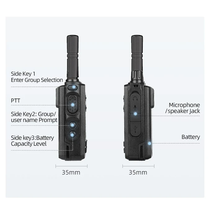 200 Mile Range Walkie Talkie