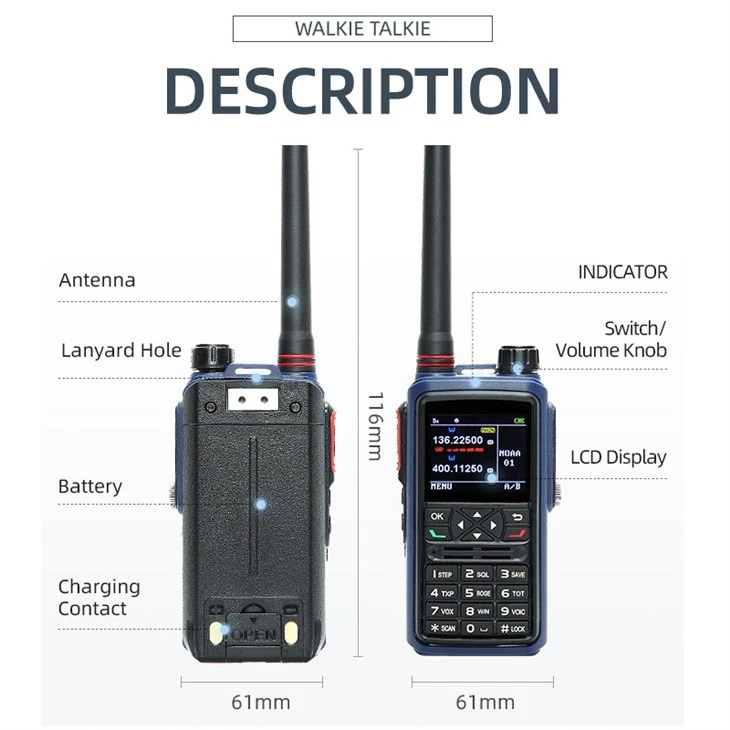 IP67 Dual Band Ham Radios